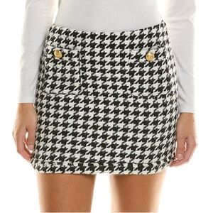 Bishop + Young cavali houndstooth skirt